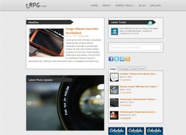 RPG.cod – Free WordPress Gadgets And Technology Blog