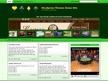 Online Casino Template 562