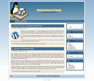 Linux WordPress Theme