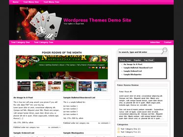 Online Casino Template 604