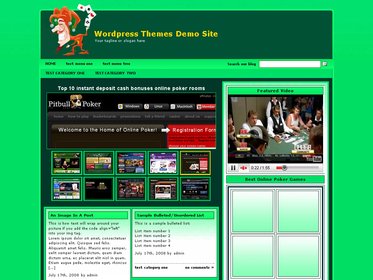 Online Casino Template 606