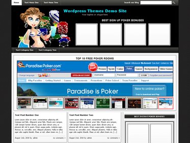 Online Casino Template 625