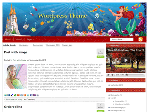 Free WordPress Theme – Aquarium