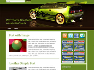 Green Sport Car
