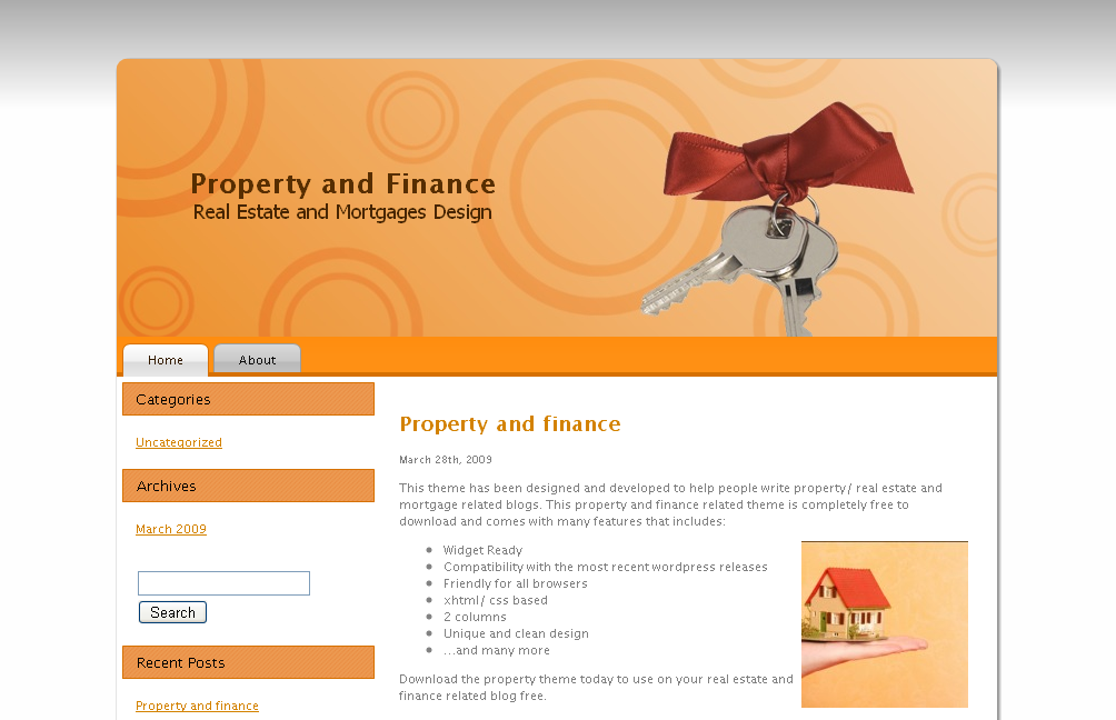 property and finance theme