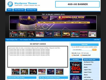Online Casino Template 692