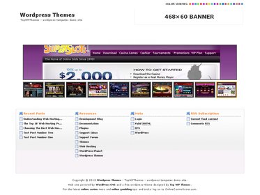 Online Casino Template 697