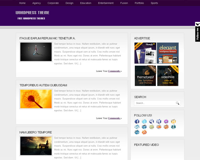 PurpleWP Magazine WordPress Theme