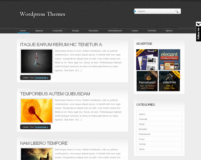 BlackMagazine WordPress Theme