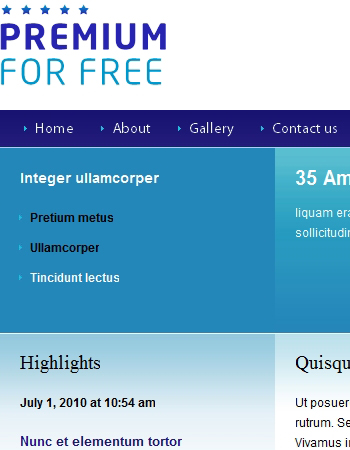 Premium for Free WordPress Theme