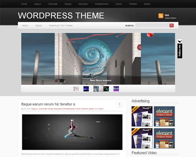 IpadStyle Magazine WordPress Theme