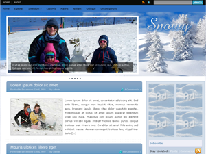 Free WordPress Theme – Snowy