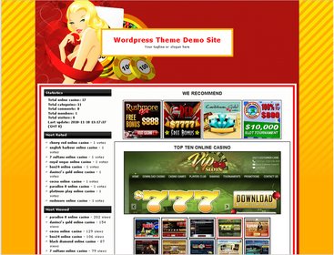 Online Casino Template 750