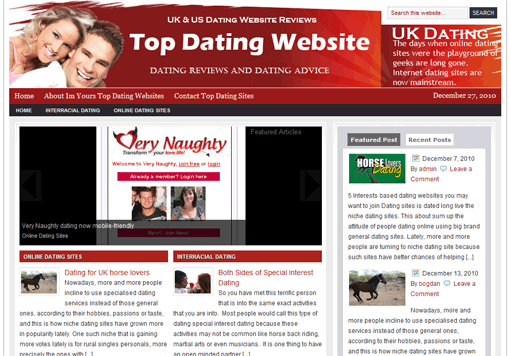 Top Dating WP Template