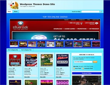 Online Casino Template 768