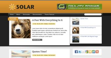 Solar WordPress Theme