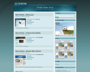Blue Slice WordPress Theme