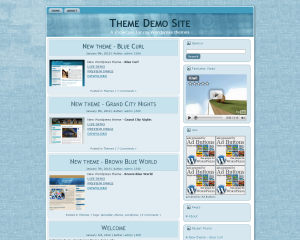 Blue Paper WordPress Theme