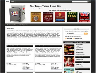 Online Casino Template 785