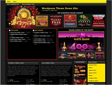 Online Casino Template 808
