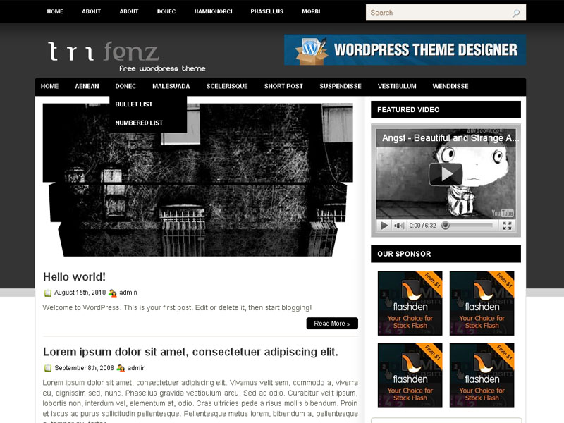 Trifenz wordpress theme
