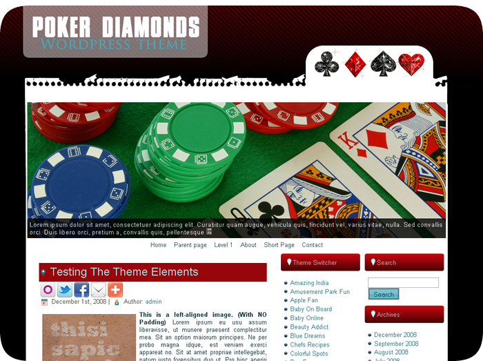 Poker Diamonds