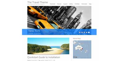 The Travel Theme v1.2 – Free HTML5 WordPress Theme