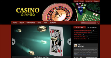 Casino iGames WordPress Theme