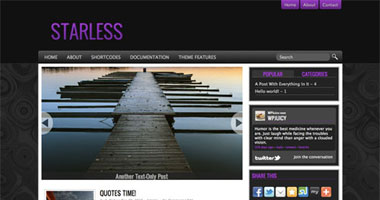 Starless WordPress Theme
