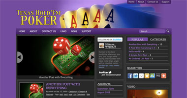Texas-Holdem-Poker WordPress Theme