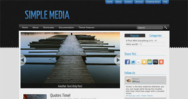 Simple-Media WordPress Theme