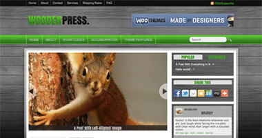 Wooden-Press WordPress Theme