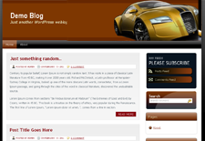 Free WordPress Theme – Car Theme