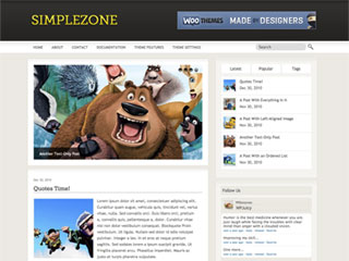 Simplezone WordPress Theme