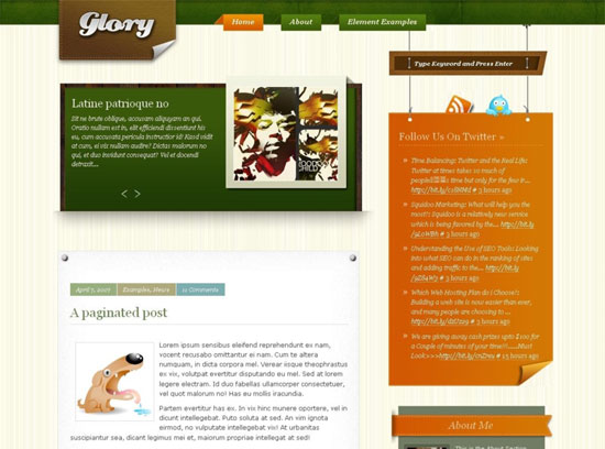 Glory WordPress Theme