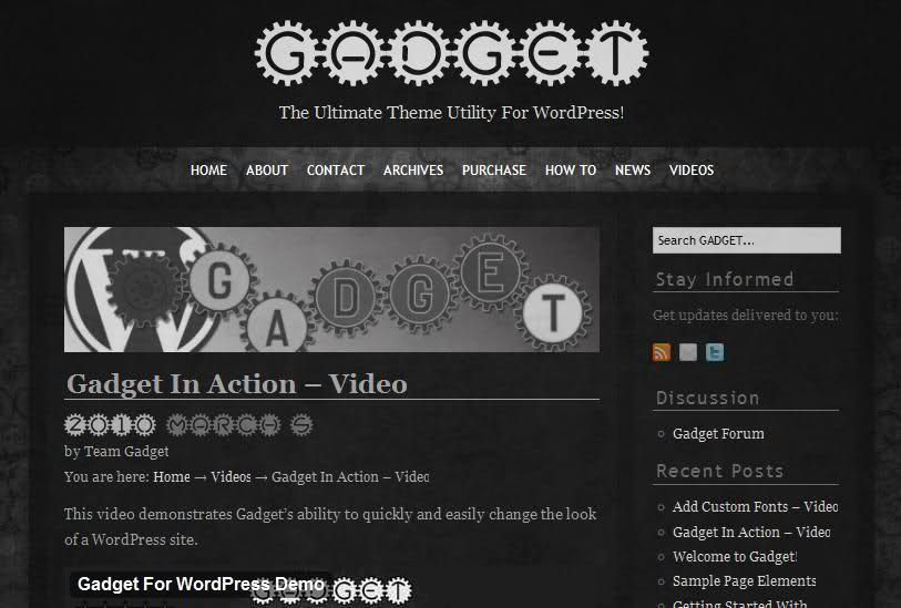WordPress GADGET
