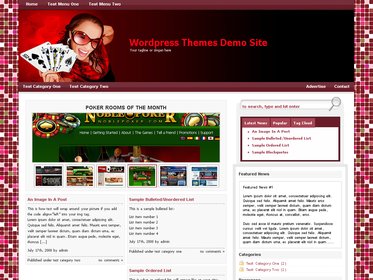 Online Casino Template 423
