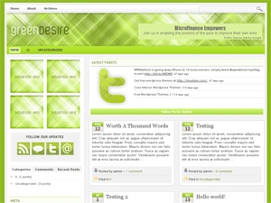 Green Desire WordPress Theme