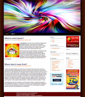 Abstract Blogging Theme 1