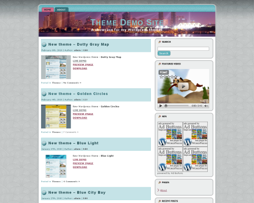 Purple City WordPress Theme