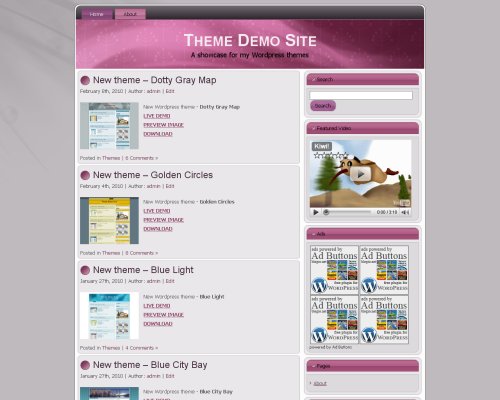 Pink Power WordPress Theme