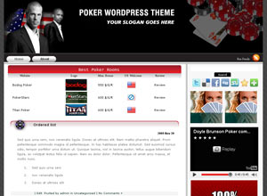 WordPress Poker Theme – wpg121
