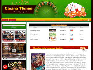 Casino WordPress Theme – wpg127