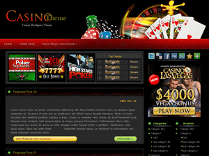 Casino WordPress Theme – wpg130
