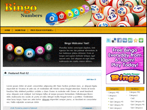 Bingo WordPress Theme – wpg131