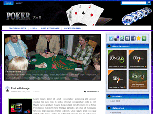 Free Poker WordPress Theme – PokerZoll