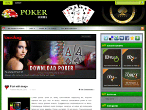 Free Poker WordPress Theme – PokerSeries
