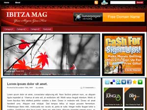 Free WordPress Theme – IbitzaMag