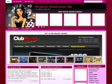 Online Casino Template 525