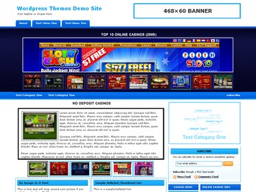Online Casino Template 539